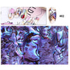 Full Beauty - Holographic Seashell Mermaid Marble Decal Wraps-Nail Art-Universal Nail Supplies
