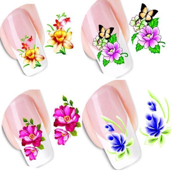 Full beauty - Nail Stickers 50 pcs #1058-Gel Nail Polish-Universal Nail Supplies