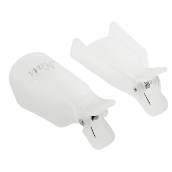 Gel Nail Polish Remover White Clip Wraps Set of 10