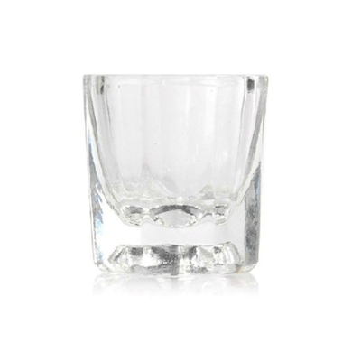 Glass Dish Acrylic Liquid Holder Container Crystal Bowl 1 Pcs #ND0351-Nail Tools-Universal Nail Supplies