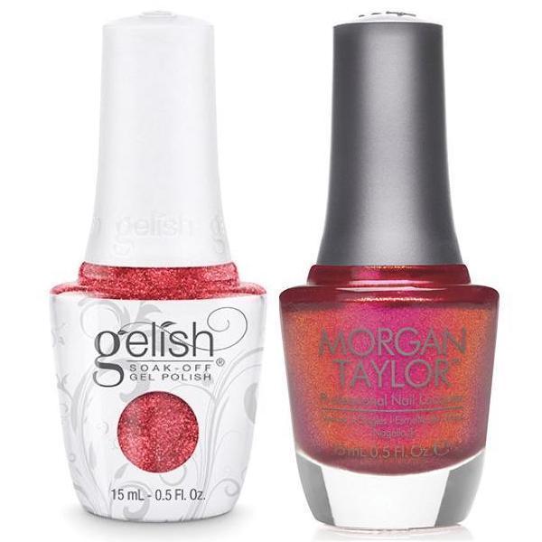 Harmony Gelish Best Dressed #1110033 + Morgan Taylor #50033-Gel Nail Polish + Lacquer-Universal Nail Supplies