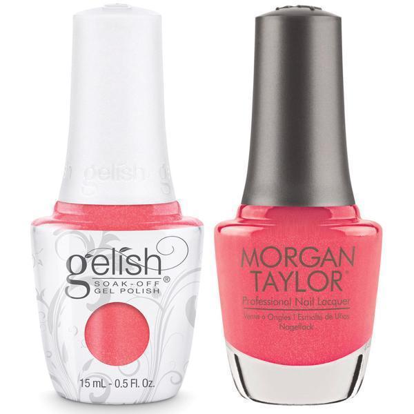Harmony Gelish Cancan We Dance? #1110176 + Morgan Taylor #50176-Gel Nail Polish + Lacquer-Universal Nail Supplies
