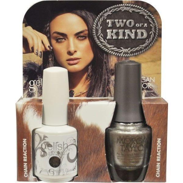 Harmony Gelish Chain Reaction #1110067 + Morgan Taylor #50067-Gel Nail Polish + Lacquer-Universal Nail Supplies