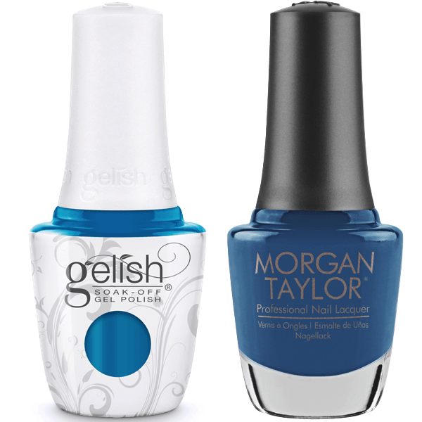 Harmony Gelish Feeling Swim-Sical #1110302 + Morgan Taylor #3110302-Gel Nail Polish + Lacquer-Universal Nail Supplies