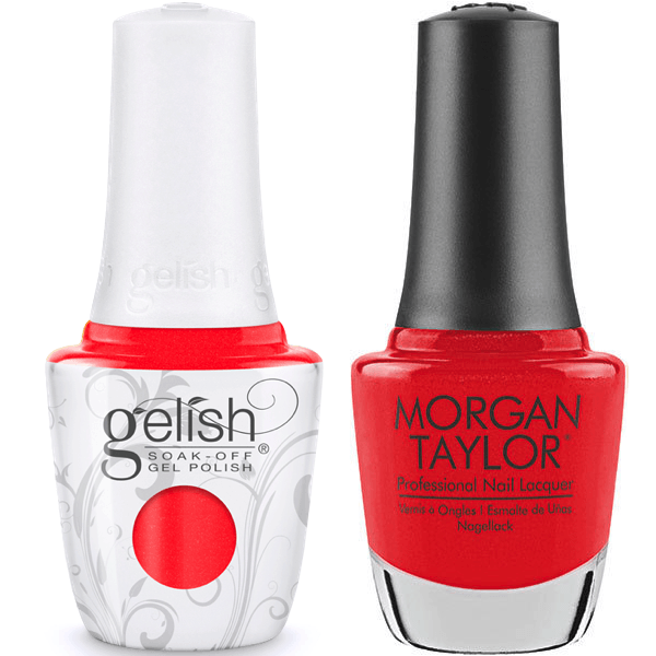 Harmony Gelish Flamingo Float #1110305 + Morgan Taylor #3110305-Gel Nail Polish + Lacquer-Universal Nail Supplies