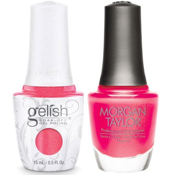 Harmony Gelish Hip Hot Coral #1110222+ Morgan Taylor #50222-Gel Nail Polish + Lacquer-Universal Nail Supplies
