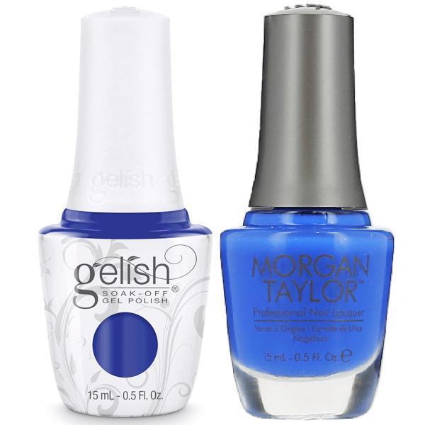 Harmony Gelish Making Waves #1110124 + Morgan Taylor #50124-Gel Nail Polish + Lacquer-Universal Nail Supplies