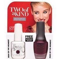 Harmony Gelish Man Of The Moment #1110032 + Morgan Taylor #50032-Gel Nail Polish + Lacquer-Universal Nail Supplies