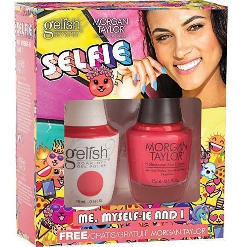 Harmony Gelish Me, Myself-ie And I #1110255 + Morgan Taylor #3110255-Gel Nail Polish + Lacquer-Universal Nail Supplies