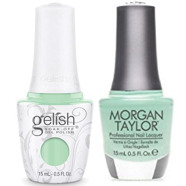 Harmony Gelish Mint Chocolate Chip #1110085 + Morgan Taylor #50085-Gel Nail Polish + Lacquer-Universal Nail Supplies