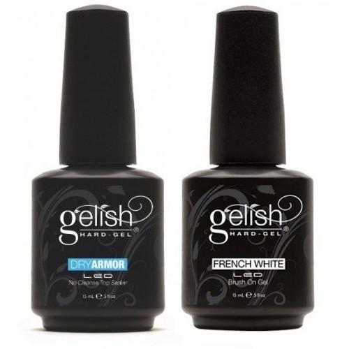 Harmony Gelish PhotoFinish Top Sealer + French White Brush On Gel-Gel Nail Polish-Universal Nail Supplies