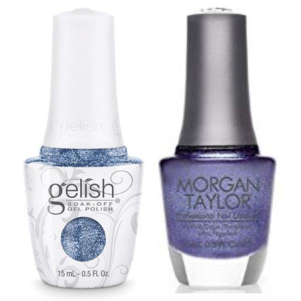Harmony Gelish Rhythm And Blues #1110093 + Morgan Taylor #50093-Gel Nail Polish + Lacquer-Universal Nail Supplies