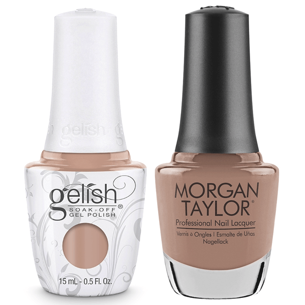 Harmony Gelish She's A Natural #1110337 + Morgan Taylor #3110337-Gel Nail Polish + Lacquer-Universal Nail Supplies