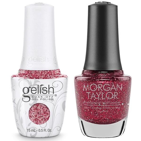 Harmony Gelish Some Like It Red #1110332 + Morgan Taylor #3110332-Gel Nail Polish + Lacquer-Universal Nail Supplies