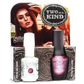 Harmony Gelish Tex'as Me Later #1110186 + Morgan Taylor #50186-Gel Nail Polish + Lacquer-Universal Nail Supplies