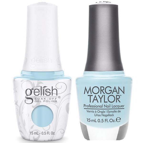 Harmony Gelish Water Baby #1110092 + Morgan Taylor #50092-Gel Nail Polish + Lacquer-Universal Nail Supplies