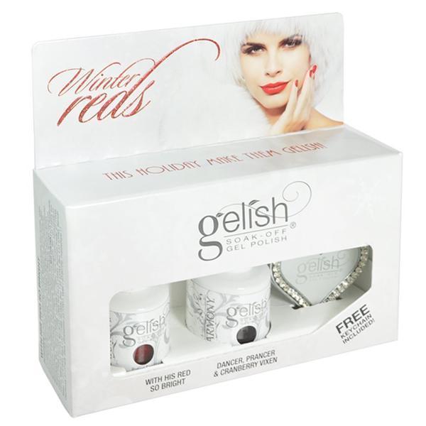 Harmony Gelish Winter Reds + Free Key Chain-Gel Nail Polish-Universal Nail Supplies