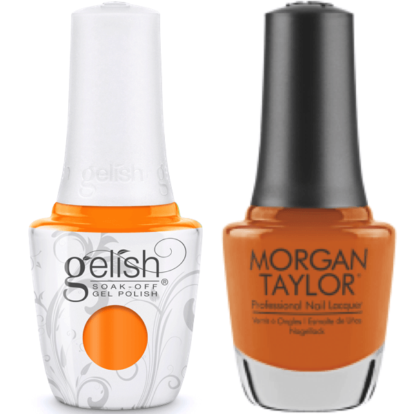 Harmony Gelish You've Got Tan-Gerine Lines #1110304 + Morgan Taylor #3110304-Gel Nail Polish + Lacquer-Universal Nail Supplies