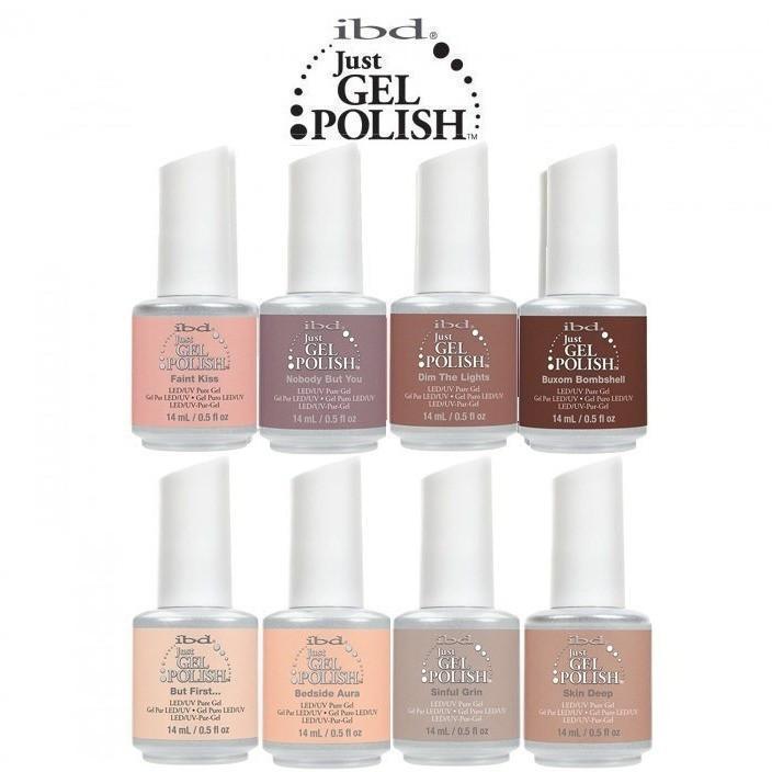 IBD Just Gel - Nude Collection Set Of 8-Gel Nail Polish-Universal Nail Supplies