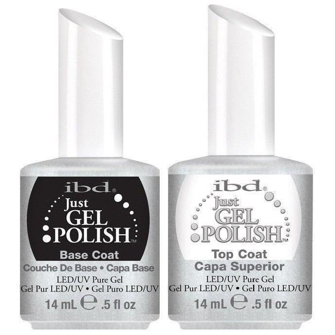 IBD Just Gel - Top Coat + Base Coat-Gel Nail Polish-Universal Nail Supplies