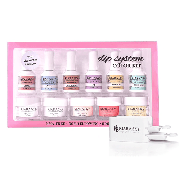 Kiara Sky Dip Powder - Dip System Color Kit-Dipping Essentials-Universal Nail Supplies