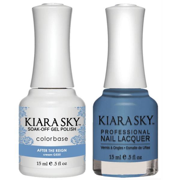 Kiara Sky Gel + Matching Lacquer - After The Reign #535-Gel Nail Polish-Universal Nail Supplies