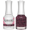 Kiara Sky Gel + Matching Lacquer - Cherry Dust #464-Gel Nail Polish-Universal Nail Supplies