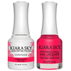 Kiara Sky Gel + Matching Lacquer - Cherry On Top #563-Gel Nail Polish-Universal Nail Supplies