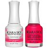 Kiara Sky Gel + Matching Lacquer - Don't Pink About It #446-Gel Nail Polish-Universal Nail Supplies