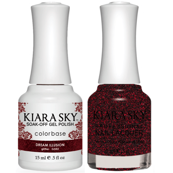 Kiara Sky Gel + Matching Lacquer - Dream Illusion #552-Gel Nail Polish-Universal Nail Supplies