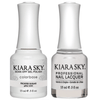 Kiara Sky Gel + Matching Lacquer - Frosted Sugar #555-Gel Nail Polish-Universal Nail Supplies