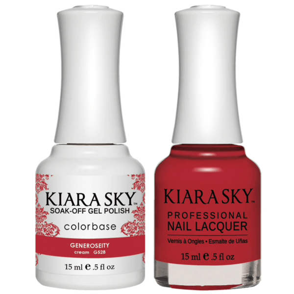 Kiara Sky Gel + Matching Lacquer - Generoseity #528-Gel Nail Polish-Universal Nail Supplies