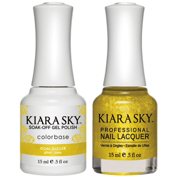 Kiara Sky Gel + Matching Lacquer - Goal Digger #486-Gel Nail Polish-Universal Nail Supplies
