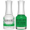 Kiara Sky Gel + Matching Lacquer - Green With Envy #448-Gel Nail Polish-Universal Nail Supplies