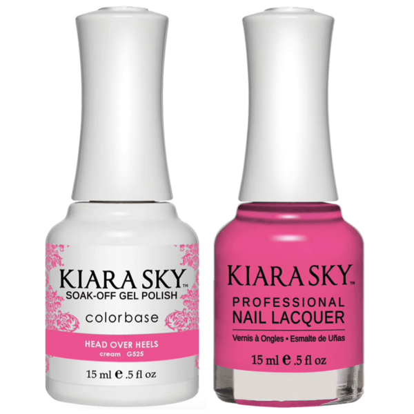 Kiara Sky Gel + Matching Lacquer - Head Over Heels #525-Gel Nail Polish-Universal Nail Supplies