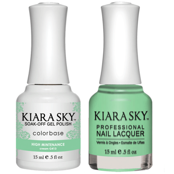 Kiara Sky Gel + Matching Lacquer - High Mintenance #413