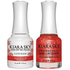 Kiara Sky Gel + Matching Lacquer - I'm Not Red-E Yet #424-Gel Nail Polish-Universal Nail Supplies