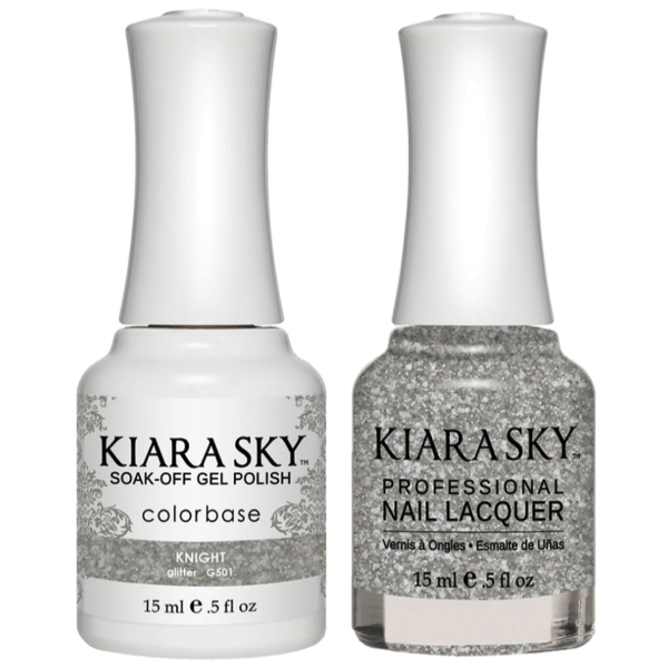 Kiara Sky Gel + Matching Lacquer - Knight #501-Gel Nail Polish-Universal Nail Supplies