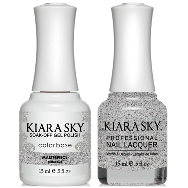 Kiara Sky Gel + Matching Lacquer - Masterpiece #505-Gel Nail Polish-Universal Nail Supplies