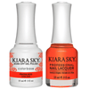 Kiara Sky Gel + Matching Lacquer - Peach-A-Roo #562-Gel Nail Polish-Universal Nail Supplies