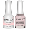 Kiara Sky Gel + Matching Lacquer - Pink Powderpuff (Sheer) #491-Gel Nail Polish-Universal Nail Supplies
