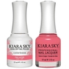 Kiara Sky Gel + Matching Lacquer - Pink Slippers #407-Gel Nail Polish-Universal Nail Supplies
