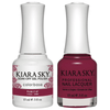 Kiara Sky Gel + Matching Lacquer - Plum It Up #485-Gel Nail Polish-Universal Nail Supplies