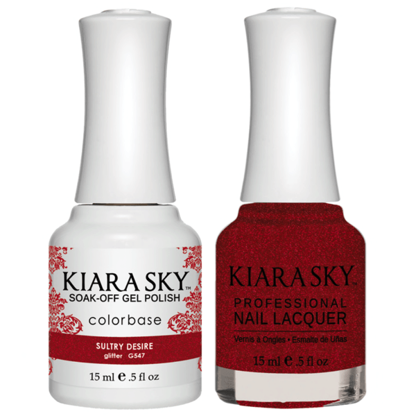 Kiara Sky Gel + Matching Lacquer - Sultry Desire #547-Gel Nail Polish-Universal Nail Supplies