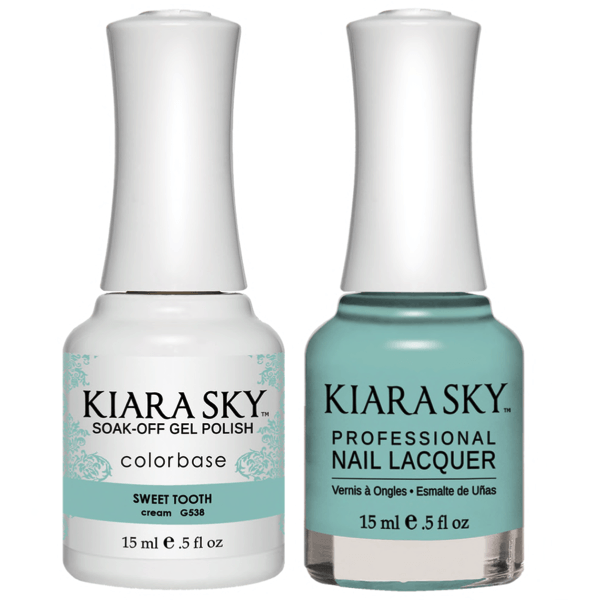 Kiara Sky Gel + Matching Lacquer - Sweet Tooth #538-Gel Nail Polish-Universal Nail Supplies