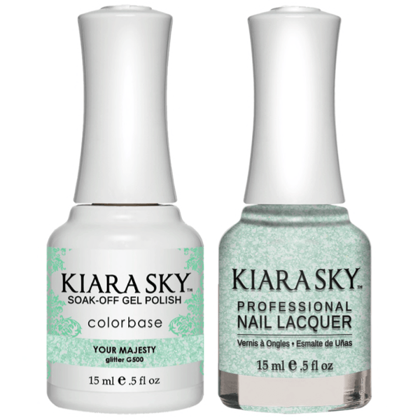 Kiara Sky Gel + Matching Lacquer - Your Majesty #500-Gel Nail Polish-Universal Nail Supplies