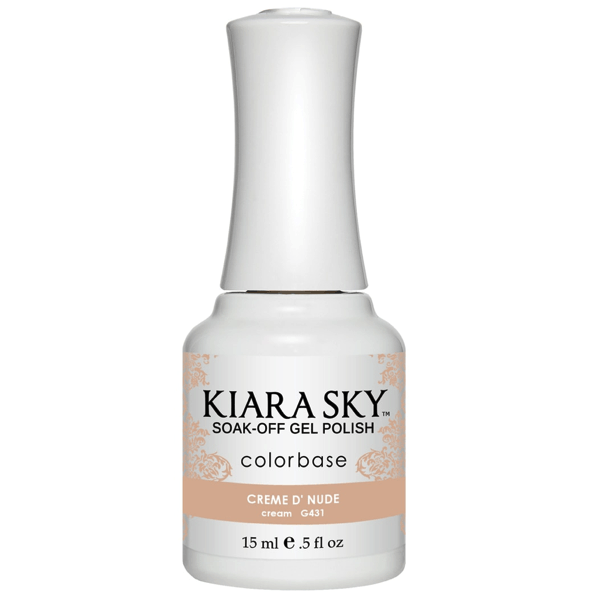 Kiara Sky Gel Polish - Creme D'nude #G431-Gel Nail Polish-Universal Nail Supplies