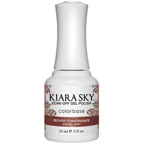 Kiara Sky Gel Polish - Frosted Pomegranate #G457-Gel Nail Polish-Universal Nail Supplies