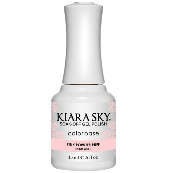 Kiara Sky Gel Polish - Pink Powderpuff #G491-Gel Nail Polish-Universal Nail Supplies