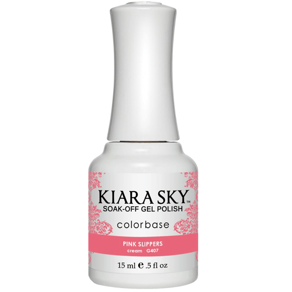 Kiara Sky Gel Polish - Pink Slippers #G407